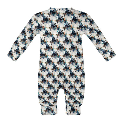 Chibi Koala - Patterned Baby Romper