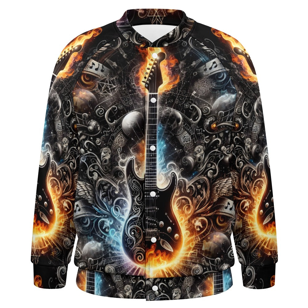 Guitar Galaxy - Baseball Jacket - A Rocking Journey