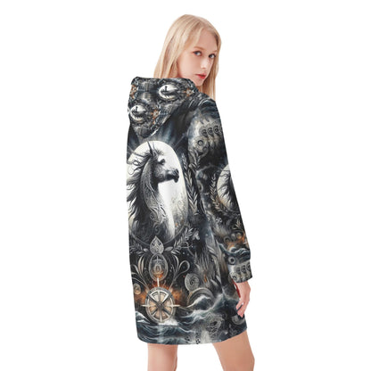 Celestial Charger - Hoodie Dress - A Mystic Fusion