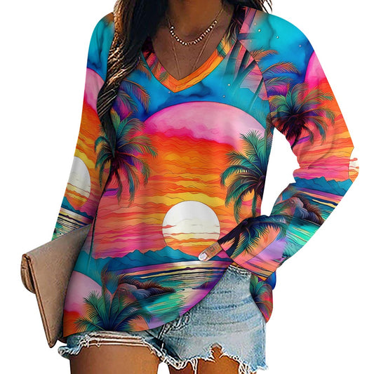 Ocean's Kiss - Women's Tee - A Tropical Dream