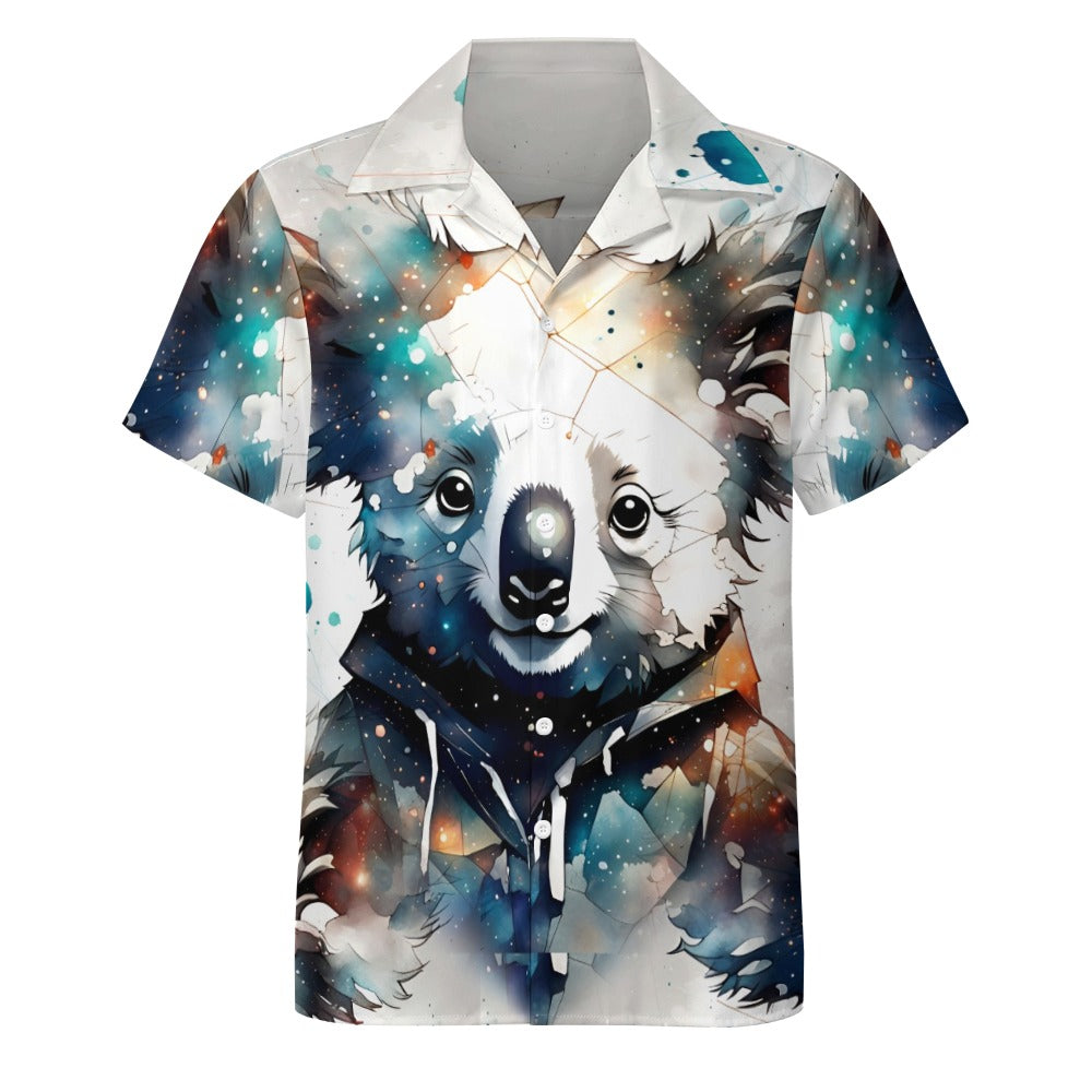 Chibi Koala - Cuban Collar Shirt