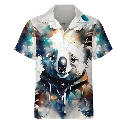 Chibi Koala - Cuban Collar Shirt