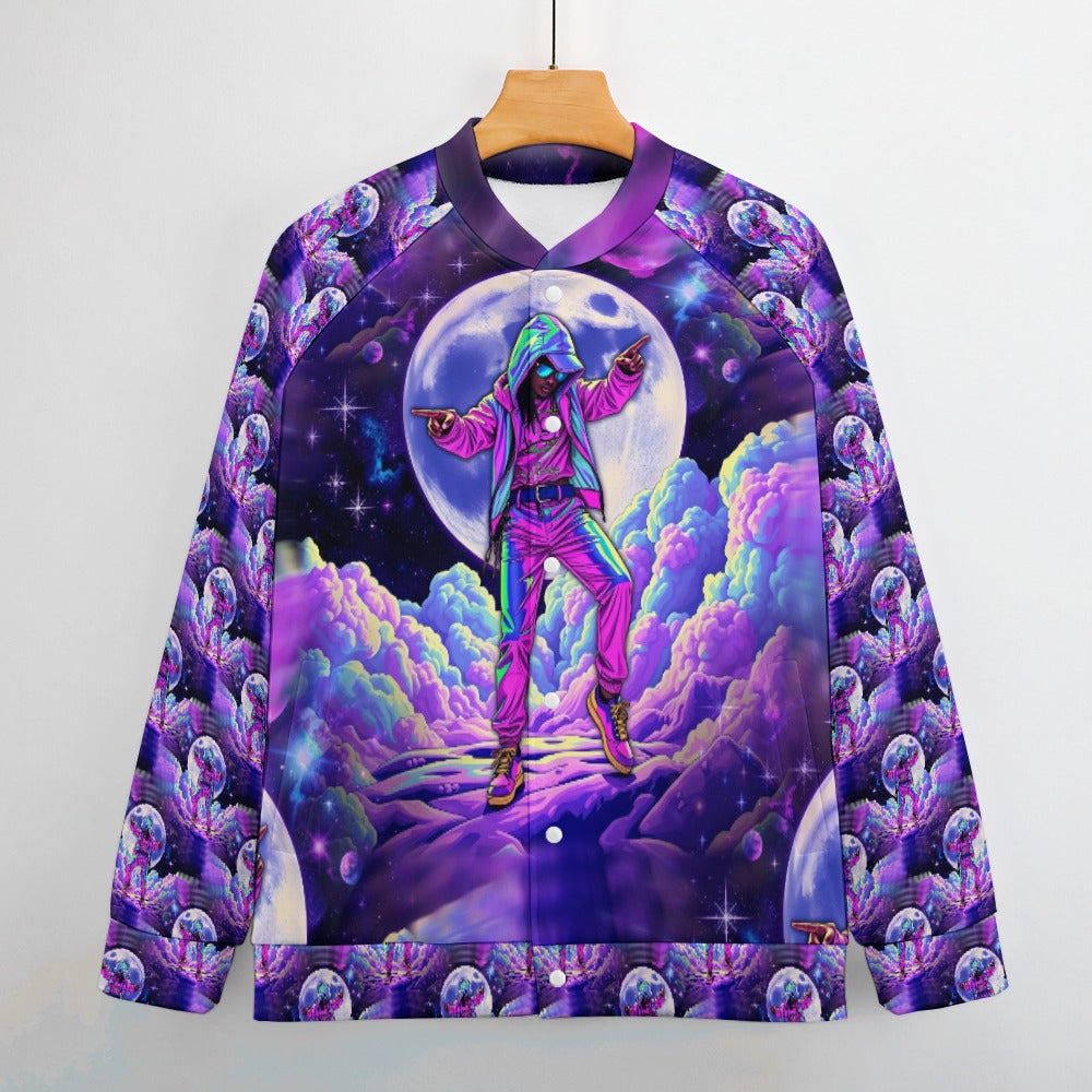 Galaxy Groove - All-Over-Print Baseball Jacket