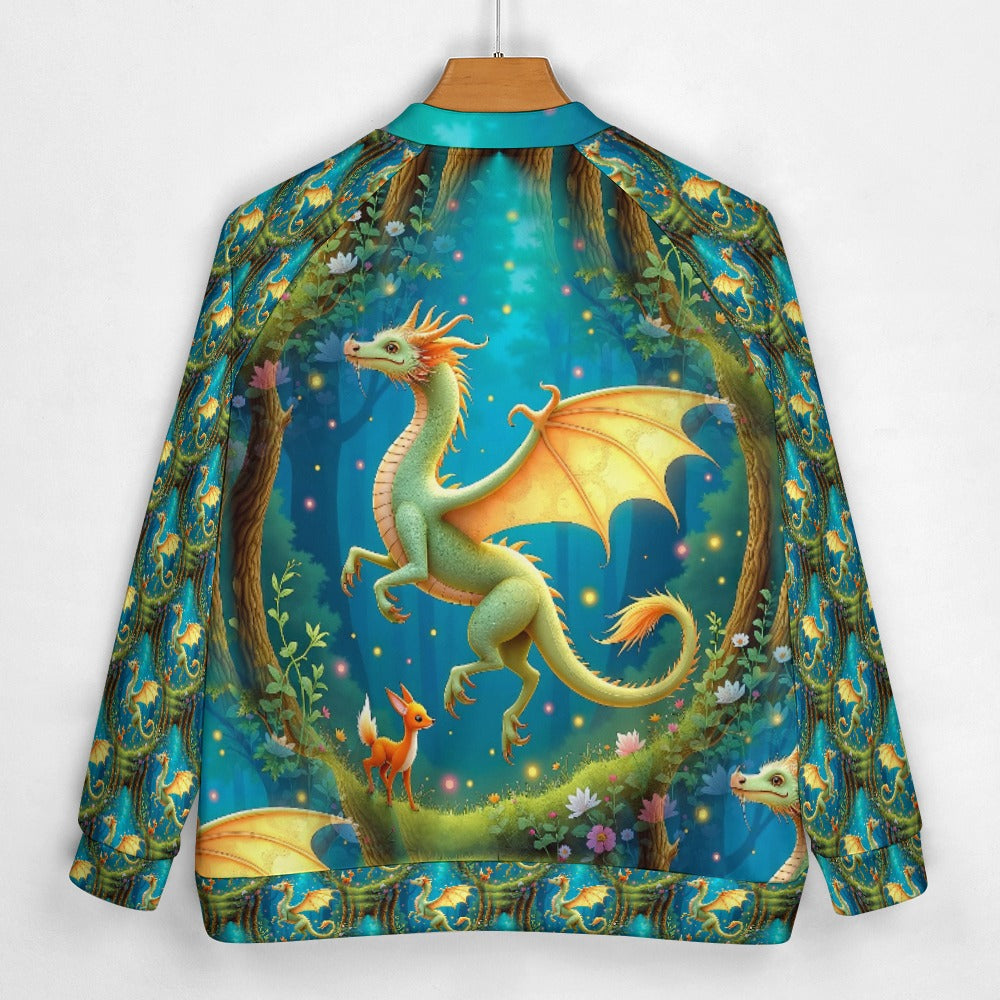 Dragon's Daydream - All-Over-Print Baseball Jacket