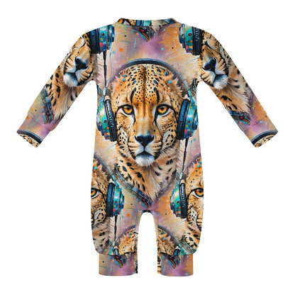 Cheetah Beats - Baby Romper