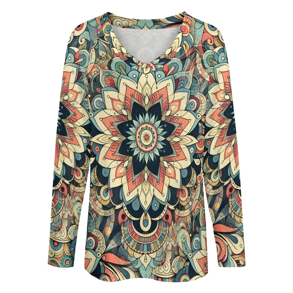 Visual Feast - Women's Tee - A Kaleidoscope of Colors