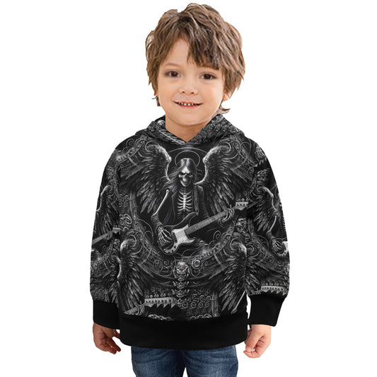 Bass Angel - Gothic Kids Hoodie - A Rockin' Vibe - 2-7 years