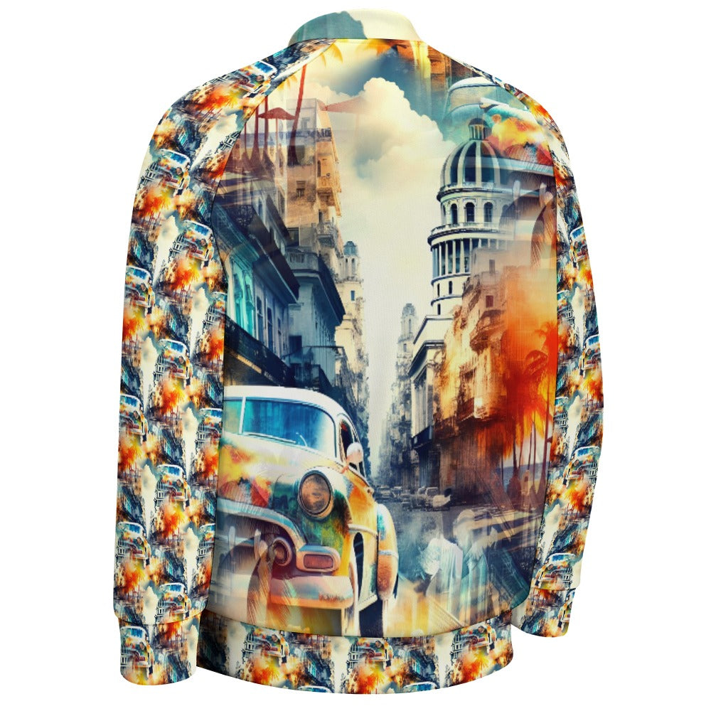 Havana Heat - All-Over-Print Baseball Jacket