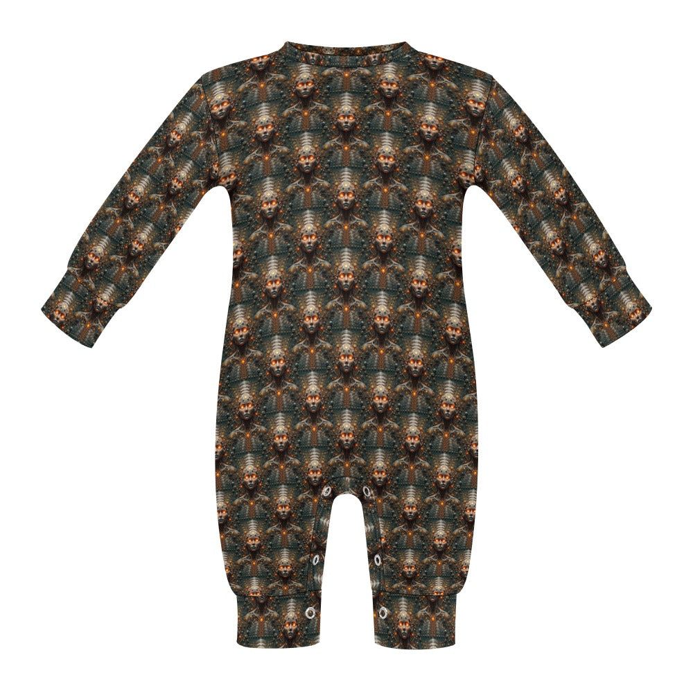 Circuit Soul - Patterned Cybernetic Baby Onesie