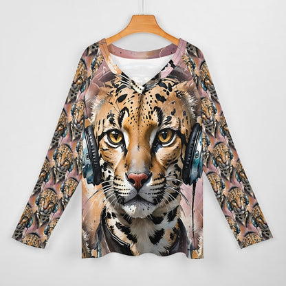 Ocelot Beats - Stylish Women's Tee