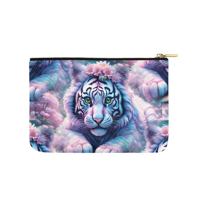 Adorable White Tiger - Zip Pouch