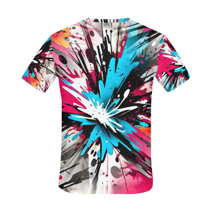 Inked Up - Unisex Explosive Art All Over Print T-shirt