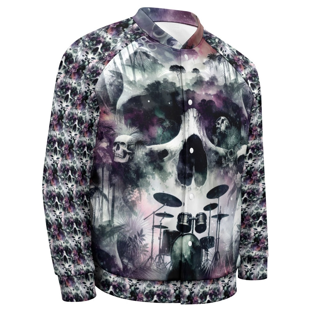 Skull Sessions - All-Over-Print Baseball Jacket