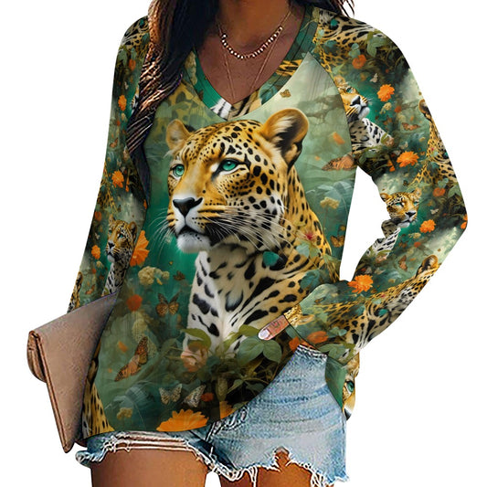 Leopard Flora - Tropical Women's Tee