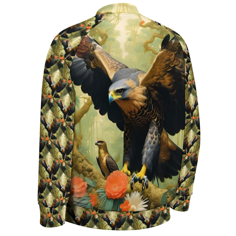 Eagle Flora - All-Over-Print Baseball Jacket