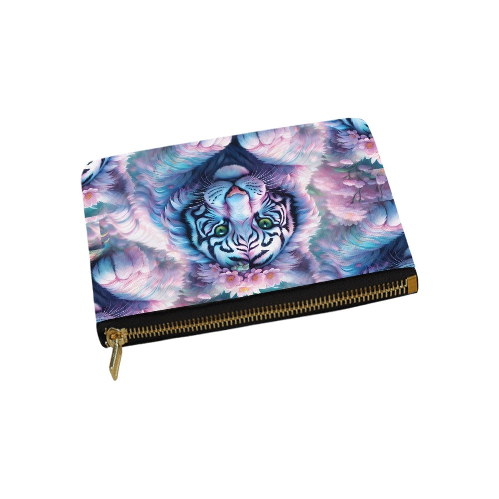 Adorable White Tiger - Zip Pouch