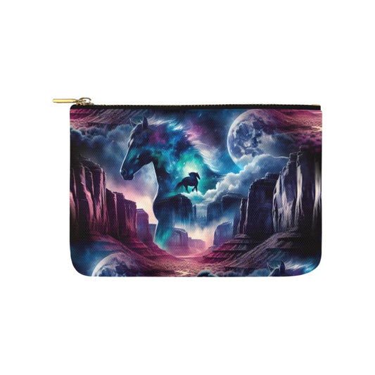 Wild West Wanderer - Cosmic Cowboy Zip Pouch