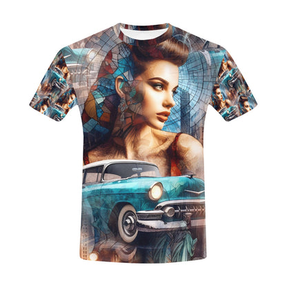 50s Sweetheart - Unisex All Over Print T-Shirt