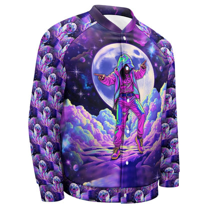 Galaxy Groove - All-Over-Print Baseball Jacket