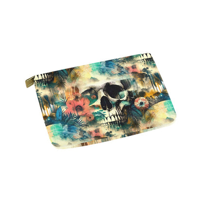 Spaced Out Skull - Cosmic Zip Pouch