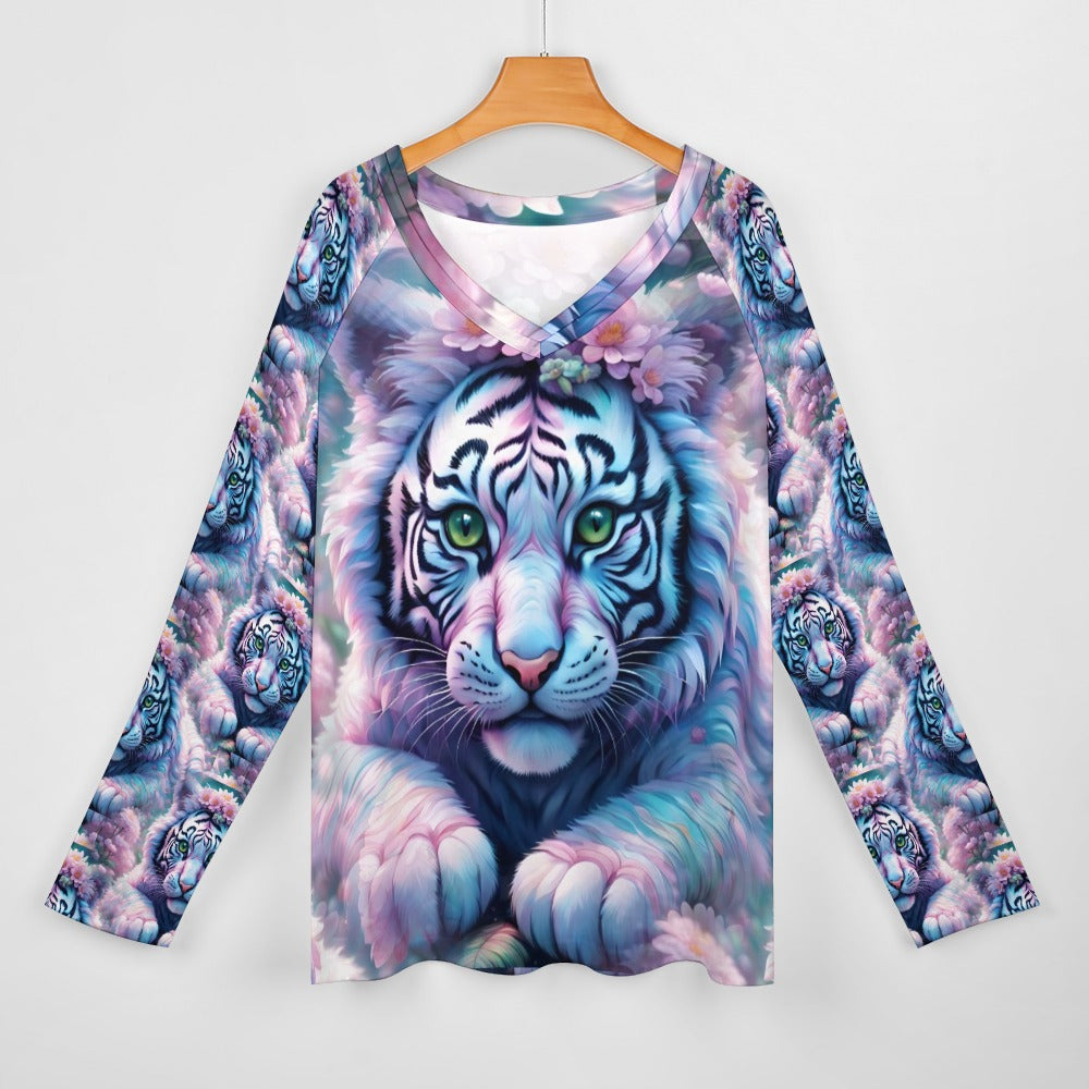 Adorable White Tiger - Mystical Women's Tee