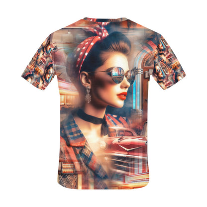 Rockabilly - Unisex All Over Print T-Shirt