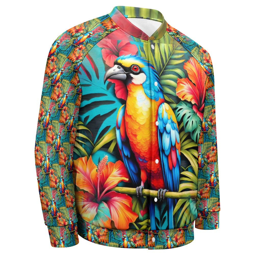 Tropical Paradise - All-Over-Print Baseball Jacket