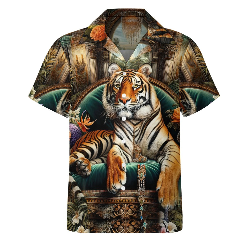 Royal Roar - Cuban Collar Shirt