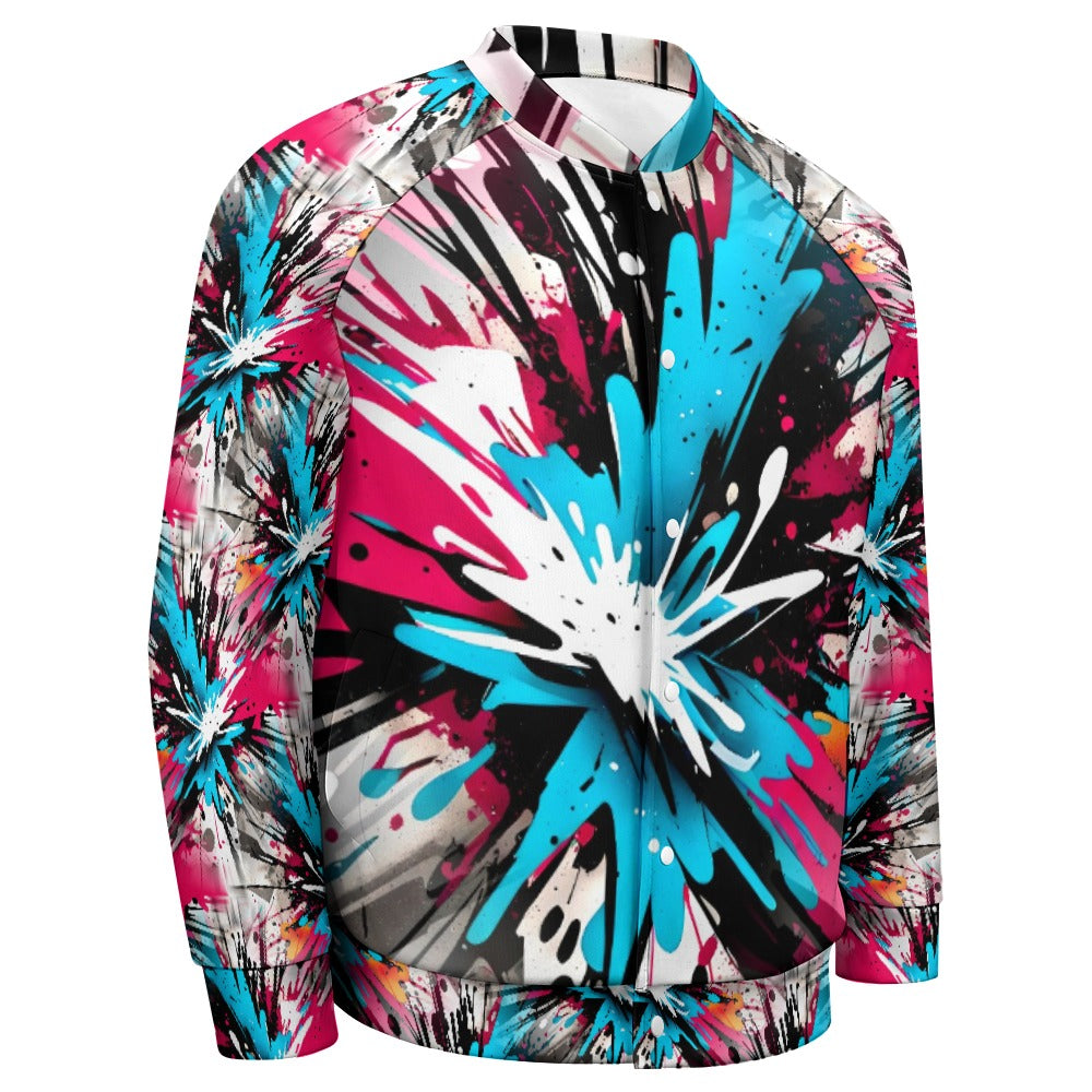 Inked Up - All-Over-Print Baseball Jacket