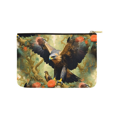 Eagle Flora - Soaring Spirit Zip Pouch