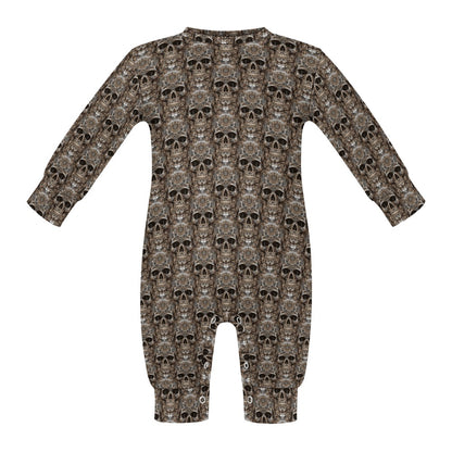 Skull Totem - Patterned Baby Romper