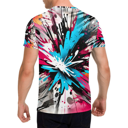 Inked Up - Unisex Explosive Art All Over Print T-shirt