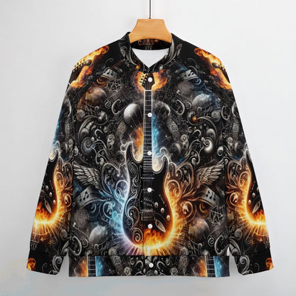 Guitar Galaxy - Baseball Jacket - A Rocking Journey