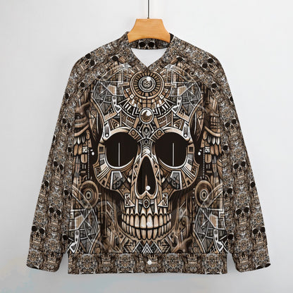 Skull Totem - All-Over-Print Baseball Jacket