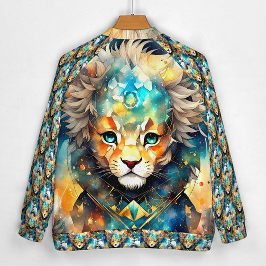 Chibi Lion - All-Over-Print Baseball Jacket