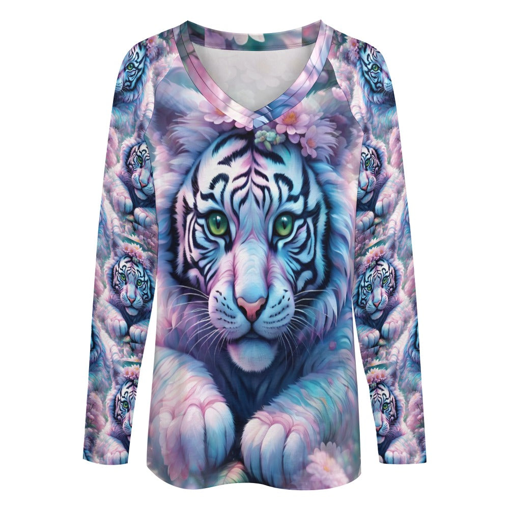 Adorable White Tiger - Mystical Women's Tee