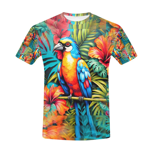 Tropical Paradise - Unisex All Over Print T-Shirt