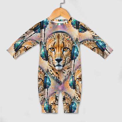 Cheetah Beats - Baby Romper