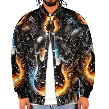 Guitar Galaxy - Baseball Jacket - A Rocking Journey