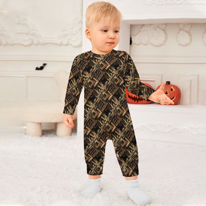 Metallic Maze - Patterned Baby Onesie