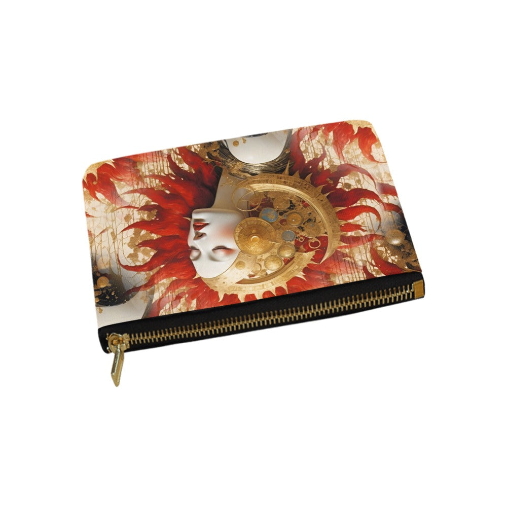 Celestial Rift - Steampunk Siren Zip Pouch