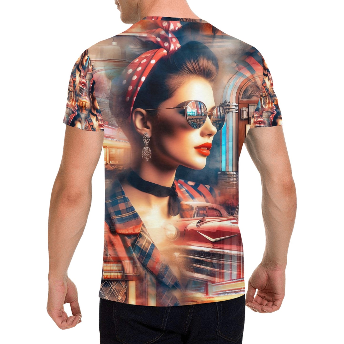 Rockabilly - Unisex All Over Print T-Shirt