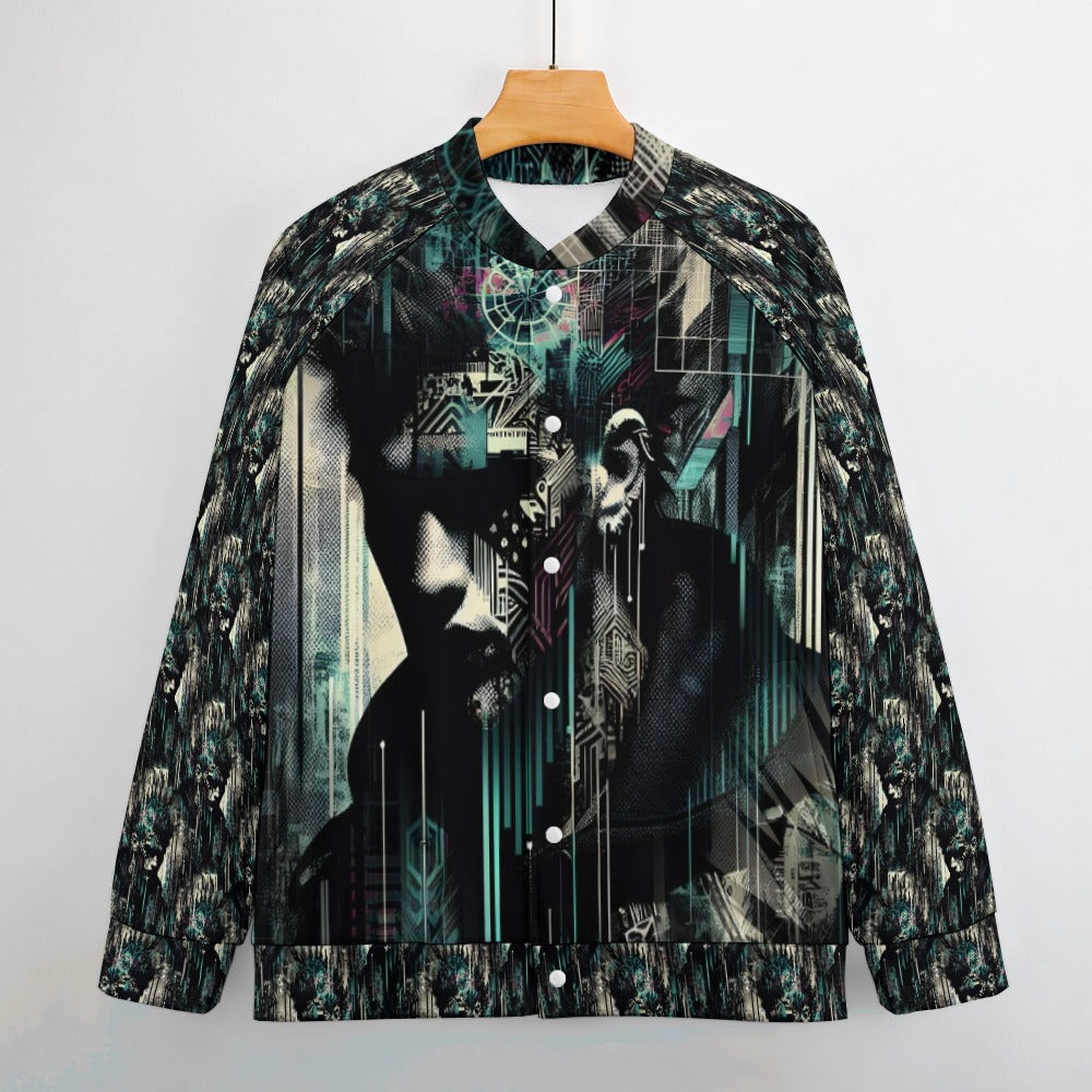 Distorted Dreams - All-Over-Print Baseball Jacket