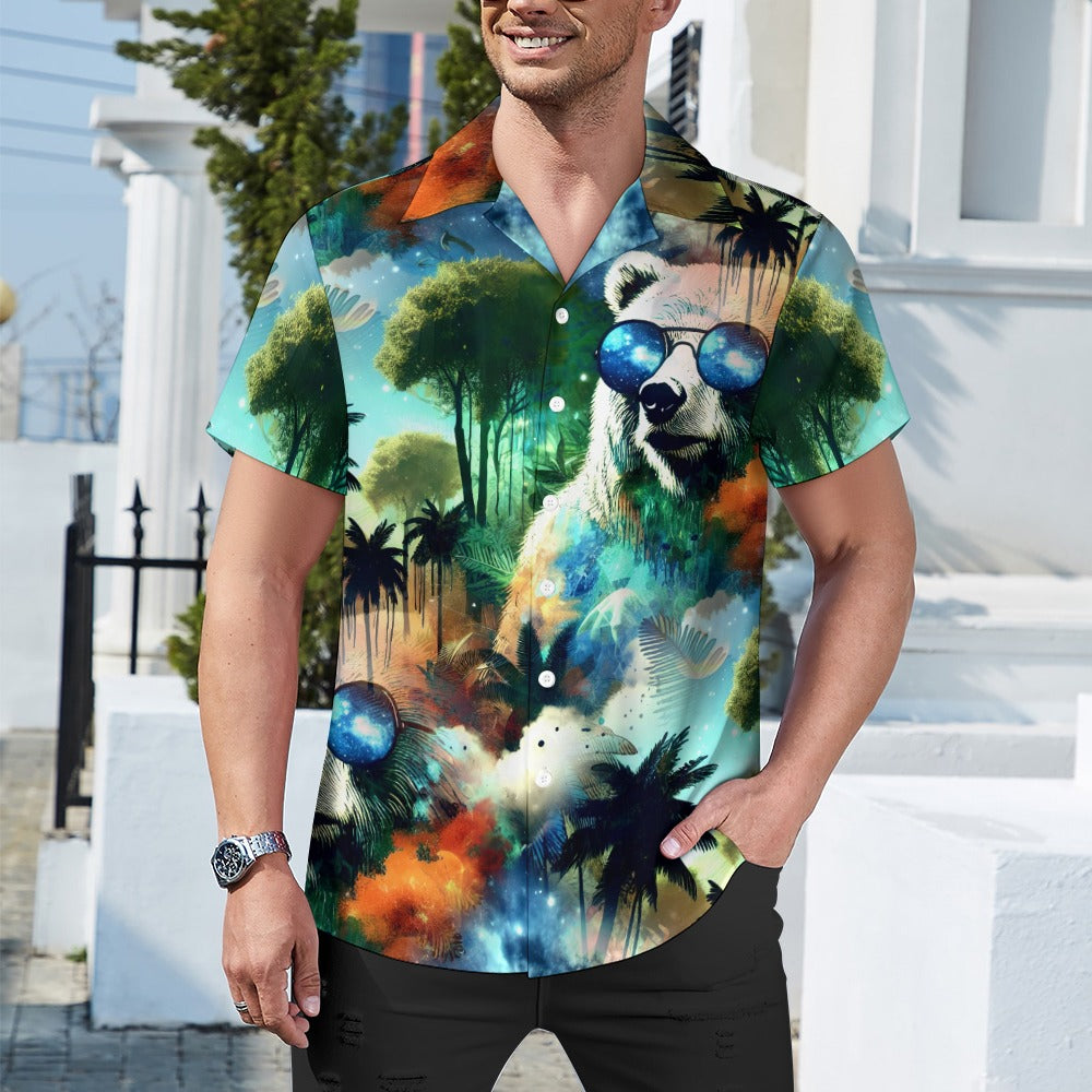 Shades in Paradise - Cuban Collar Shirt