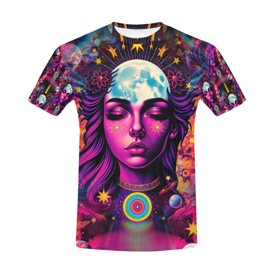 Celestial Chic - Unisex All Over Print Cosmic Beauty T-Shirt