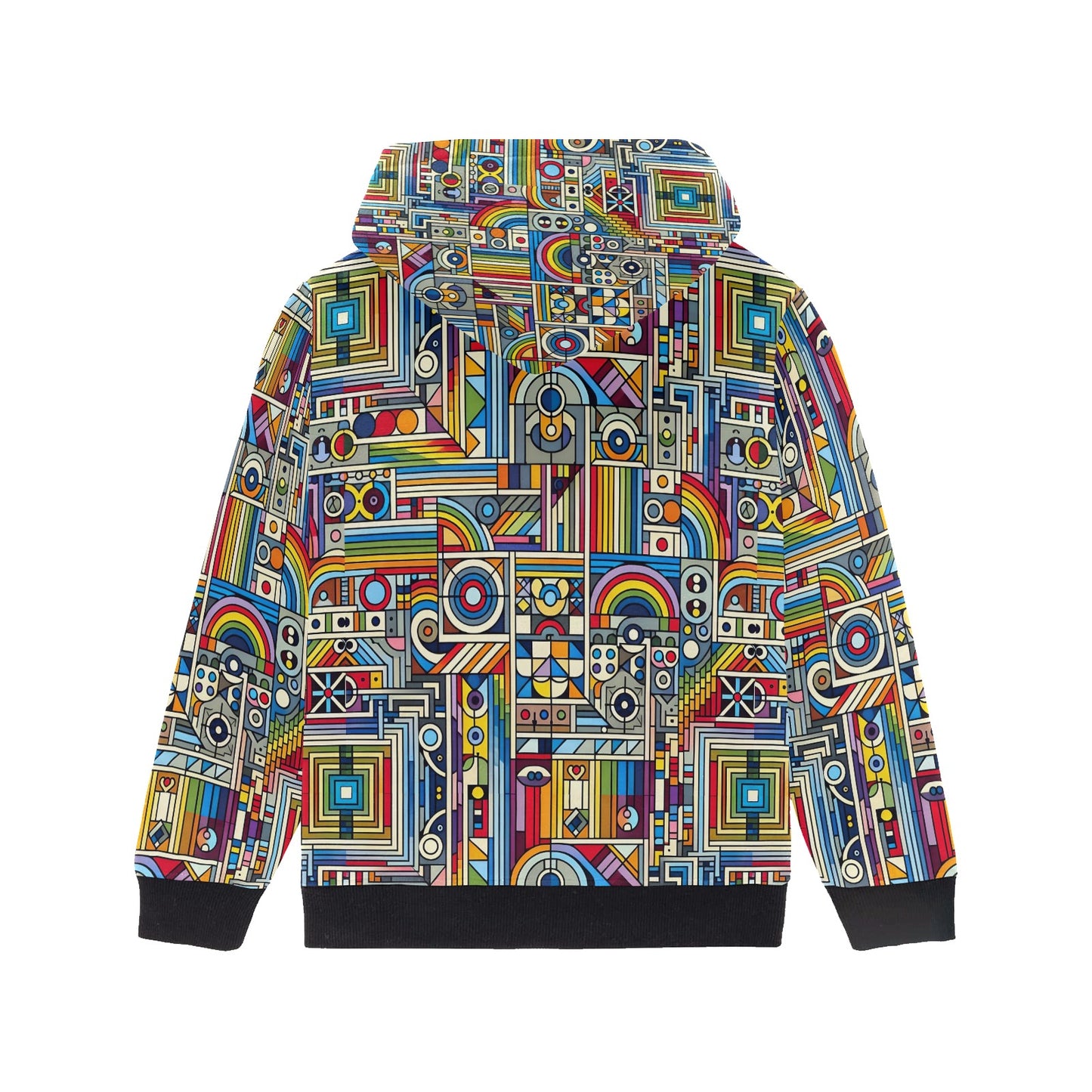 Rainbow Riot - Little Kids Hoodie - A Vibrant Celebration - 2-7 years