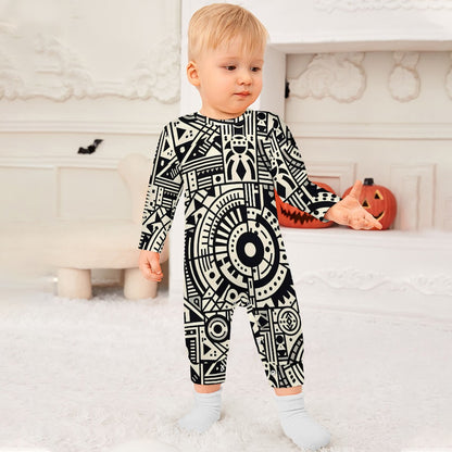 Linear Labyrinth - Baby Onesie - A Mind-Bending Design