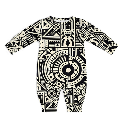 Linear Labyrinth - Baby Onesie - A Mind-Bending Design