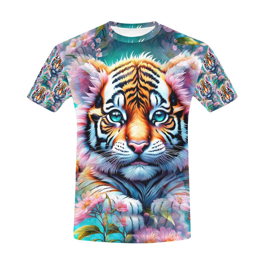 Adorable Tiger - All Over Print Fantasy Friend T-Shirt