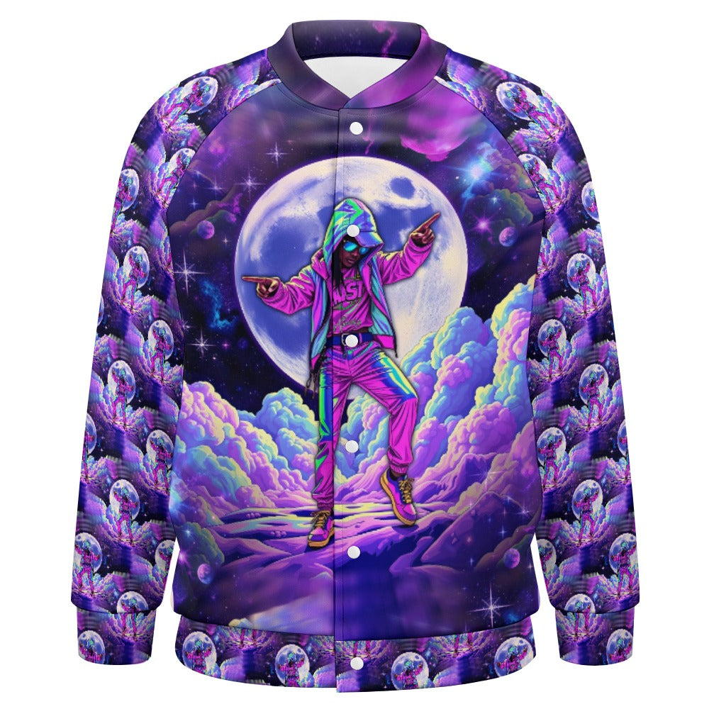 Galaxy Groove - All-Over-Print Baseball Jacket